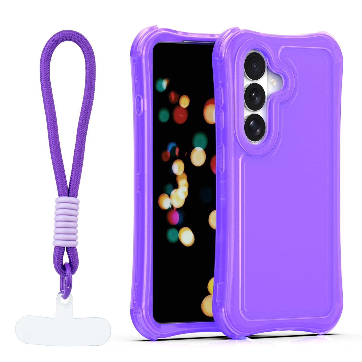Safepop ümbris rihmaga Samsung Galaxy S24 / S25 jaoks lilla