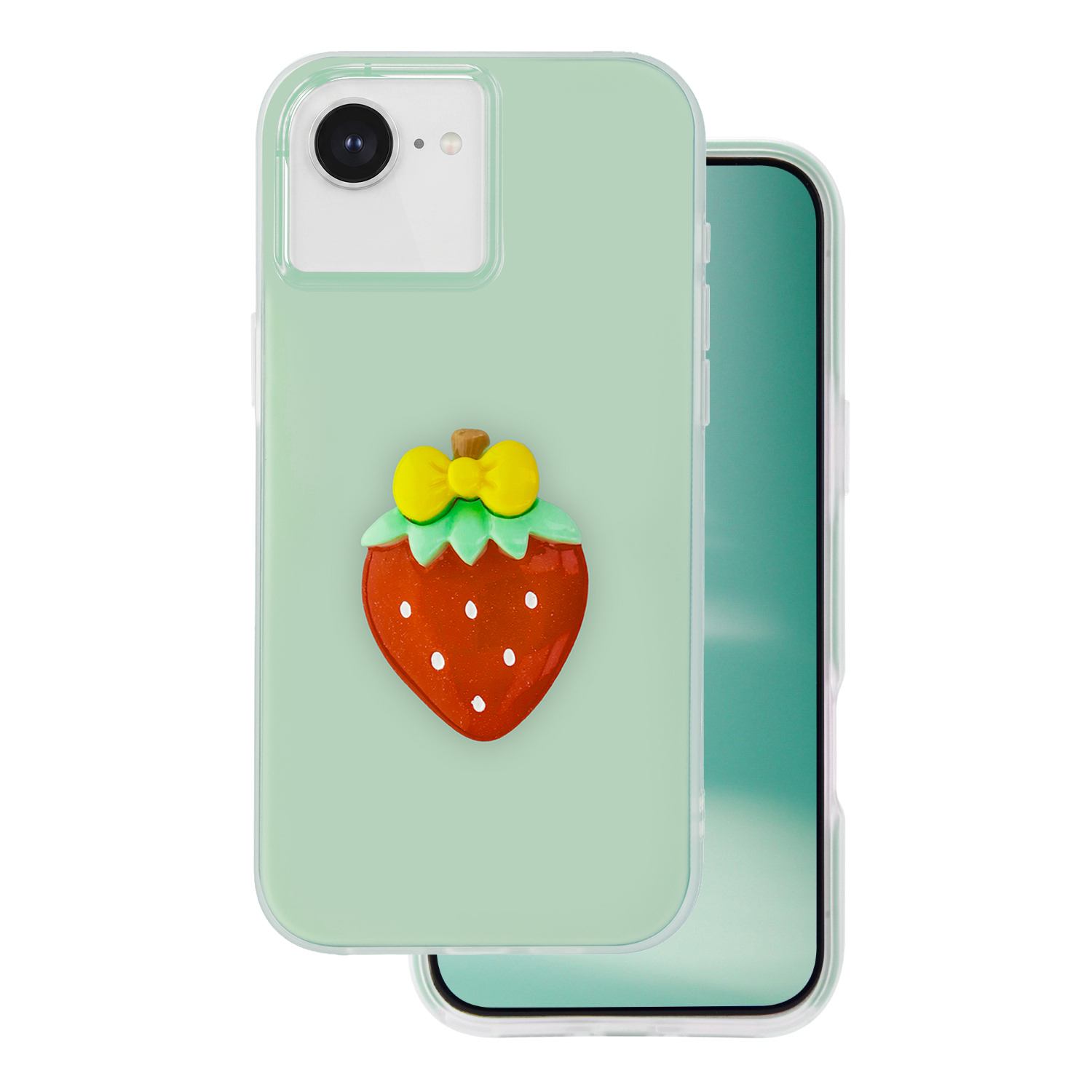 Fruit 2in1 ümbris iPhone 16e / 17e jaoks roheline
