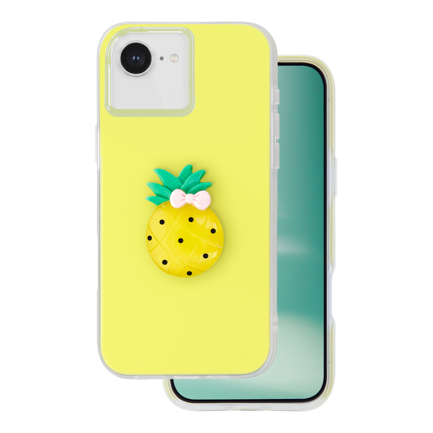 Fruit 2in1 ümbris iPhone 16e / 17e jaoks kollane