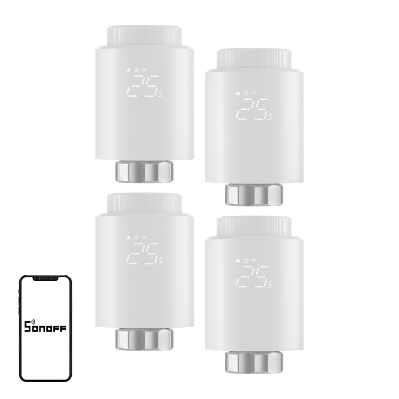 SONOFF ZigBee TRVZB termostaatpea, 4 tk