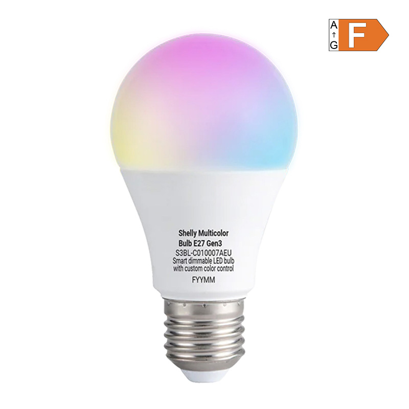 Светодиодная лампа SHELLY Multicolor Bulb Gen3 E27