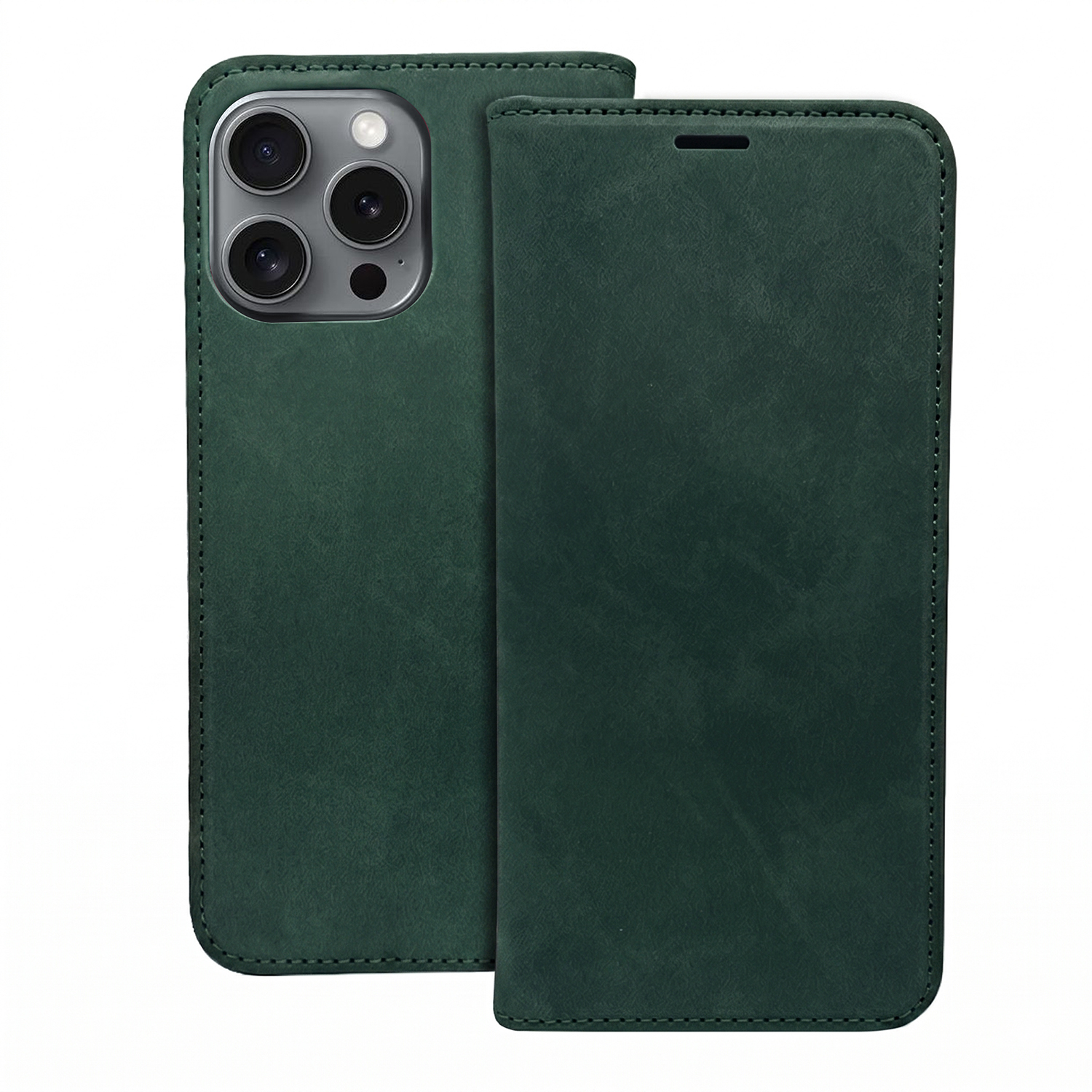 Smart Suede ümbris Honor 600 / Honor 600 Pro mudelile, roheline