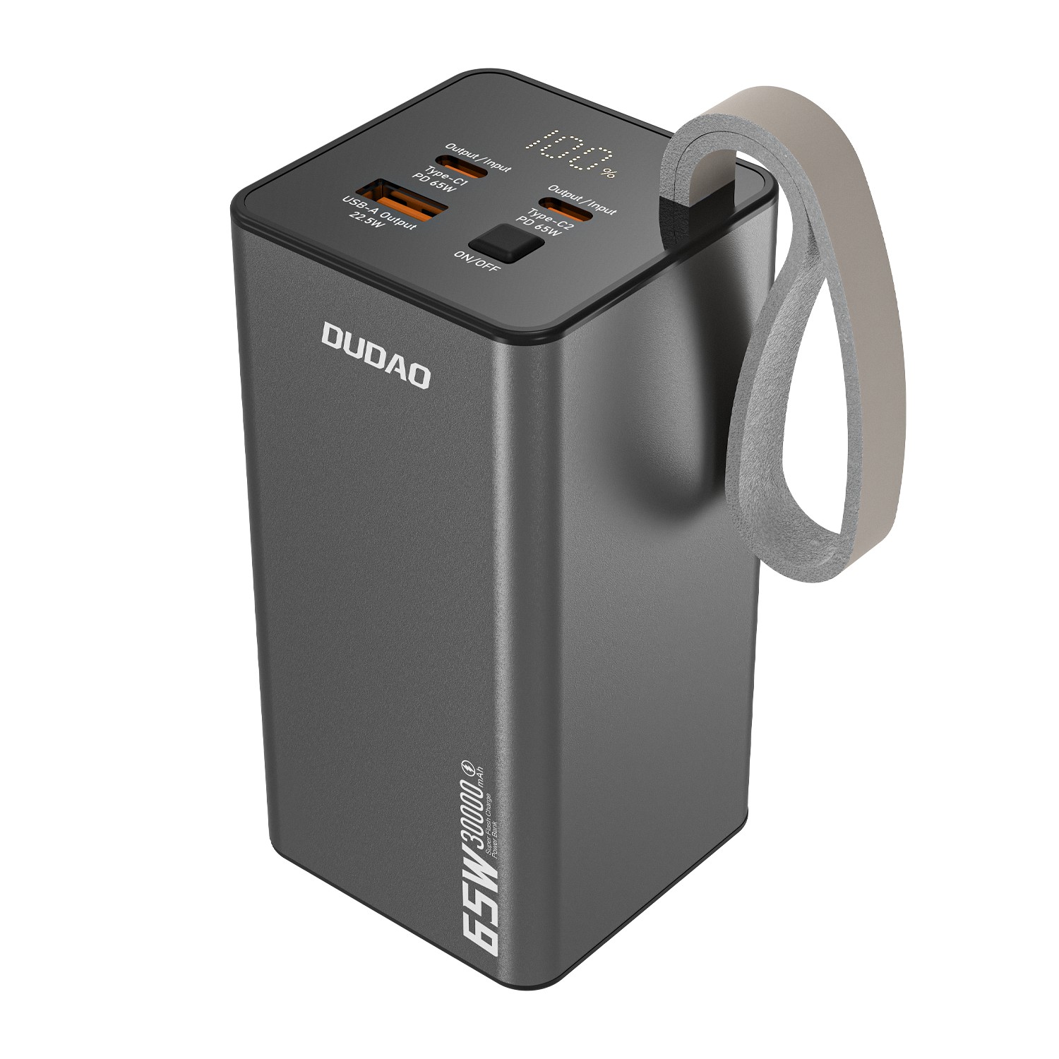 Väline aku Dudao K65+ 65W 30000mAh must