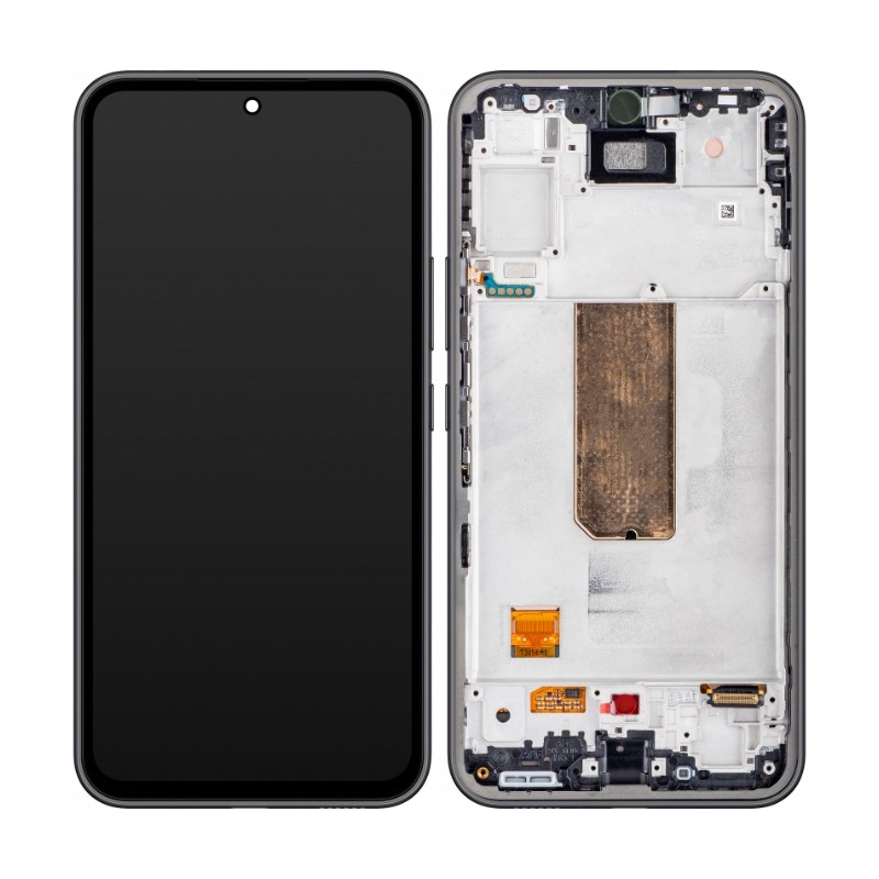 Originaal LCD-ekraan Samsung A546 A54 5G puuteekraani ja raamiga, suurepärane grafiithall (hoolduskomplekt)