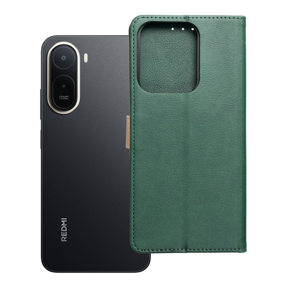 Klappümbris Xiaomi Redmi A7 PRO Split Book, roheline ja kuldne