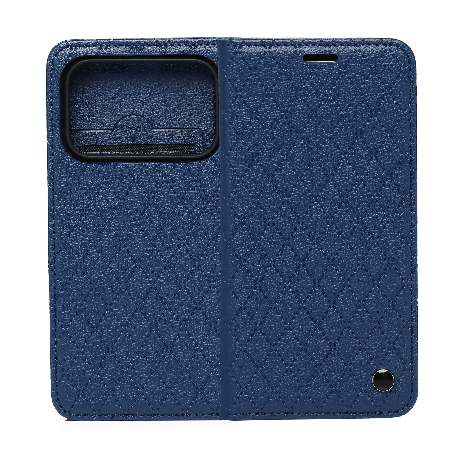 Smart Caro ümbris Honor 600 / Honor 600 Pro tumesinine