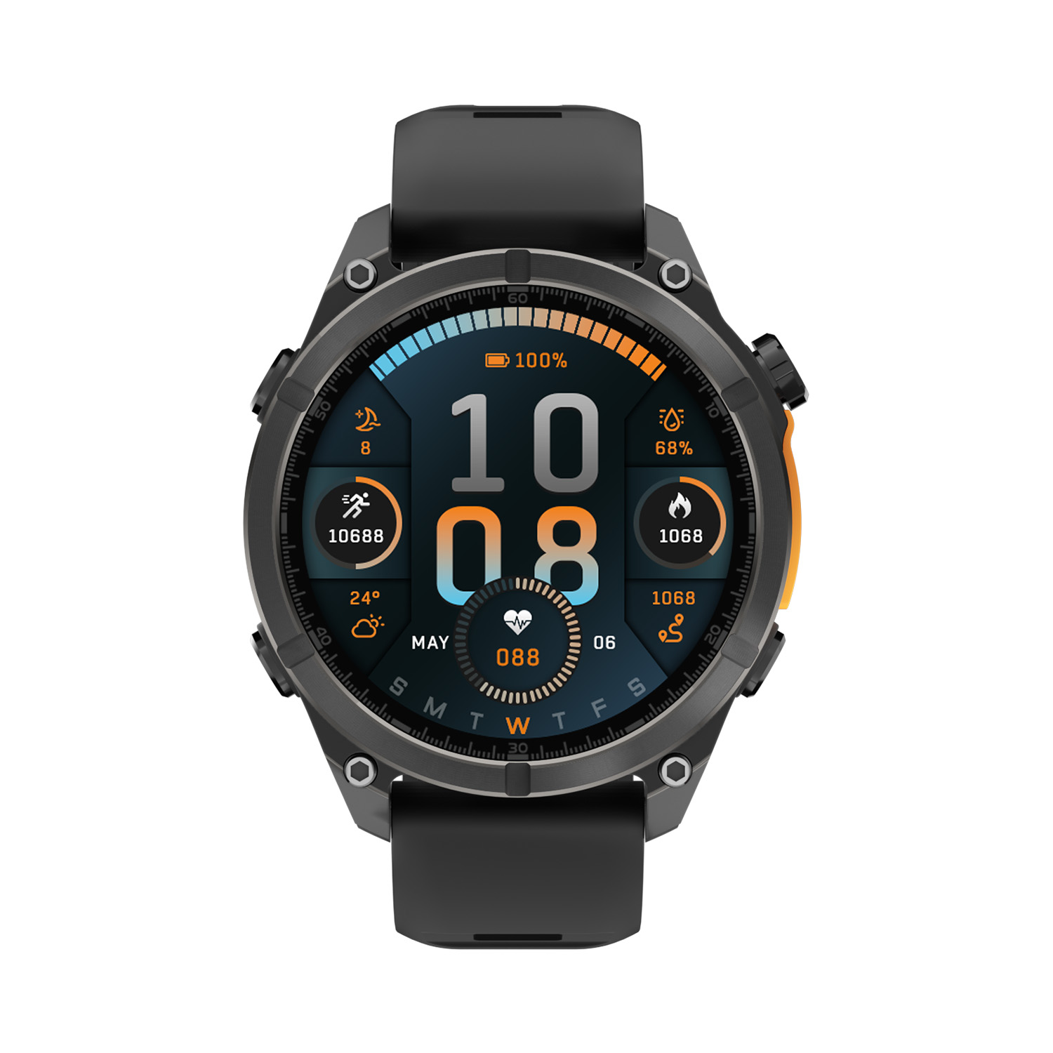 Forever Focus GPS SW-900 nutikell, must