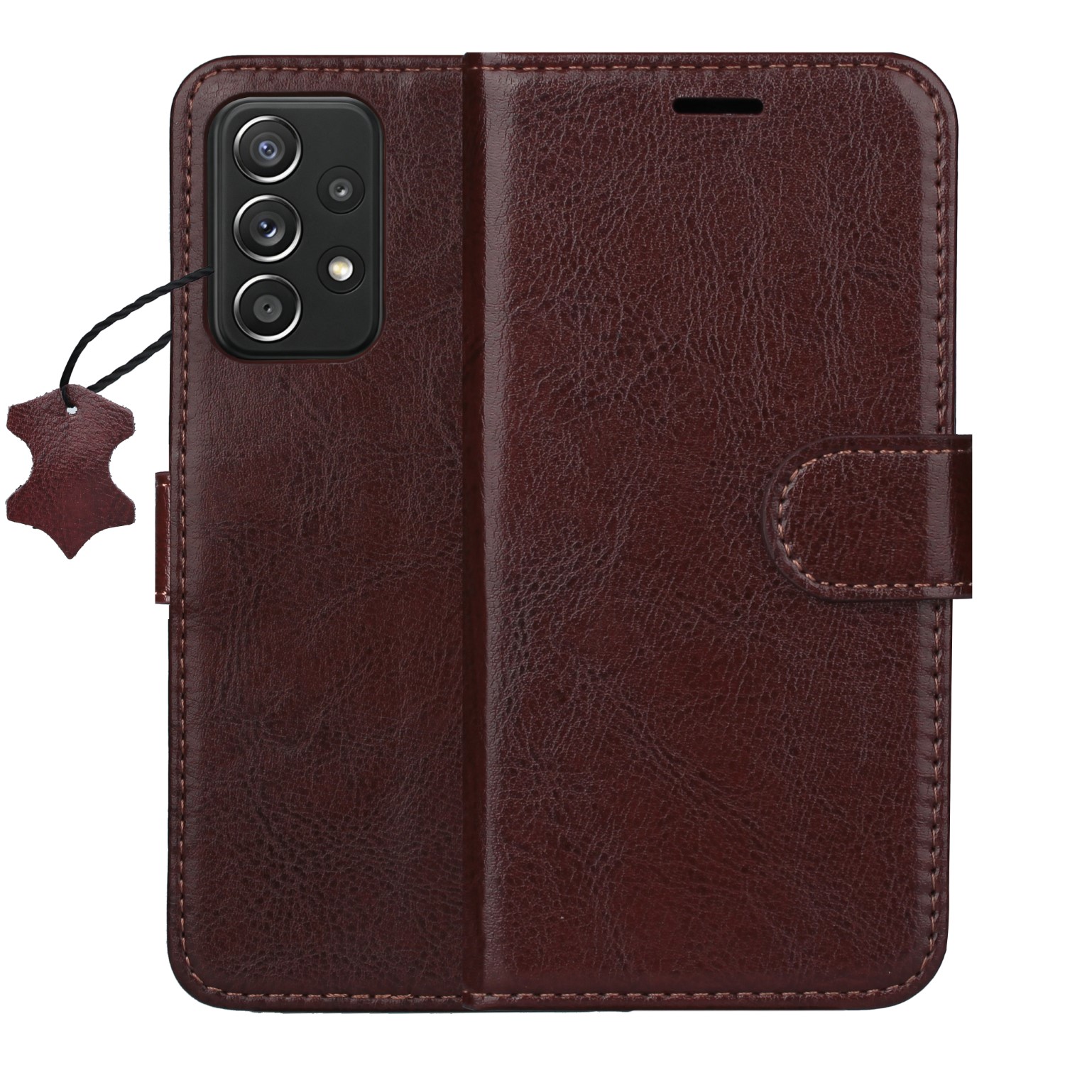 Smart Luxe leather case for Samsung Galaxy A52 4G / A52 5G / A52S 5G  brown