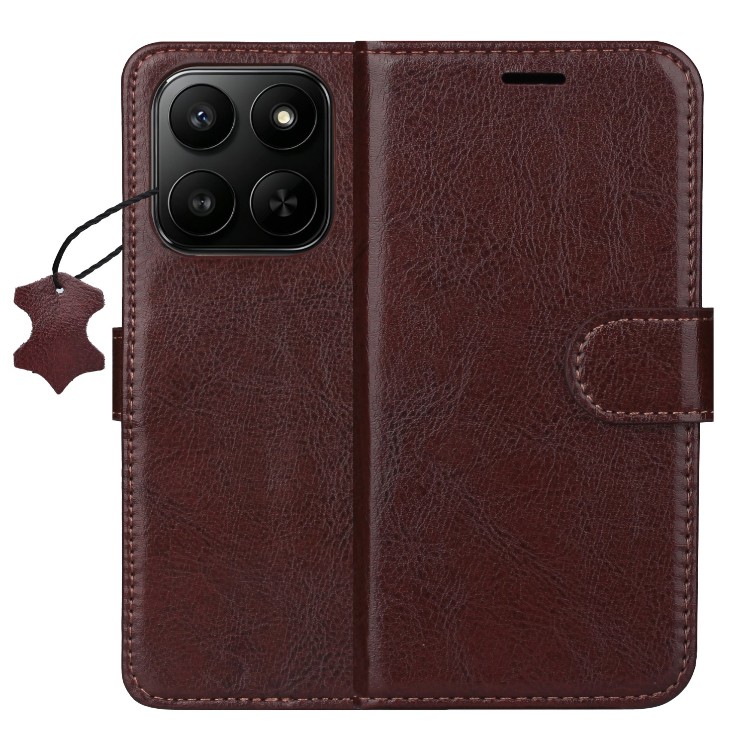 Smart Luxe nahast ümbris Motorola Edge 70 Fusion pruun