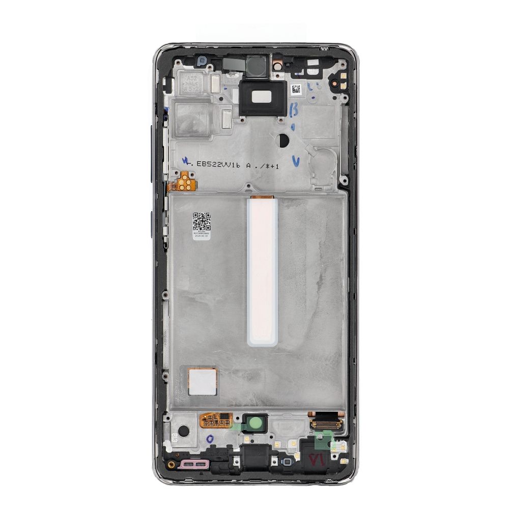 AMOLED LCD-дисплей FIXCELL с рамкой для SAMSUNG A52 4G/5G, черный (замененное стекло)
