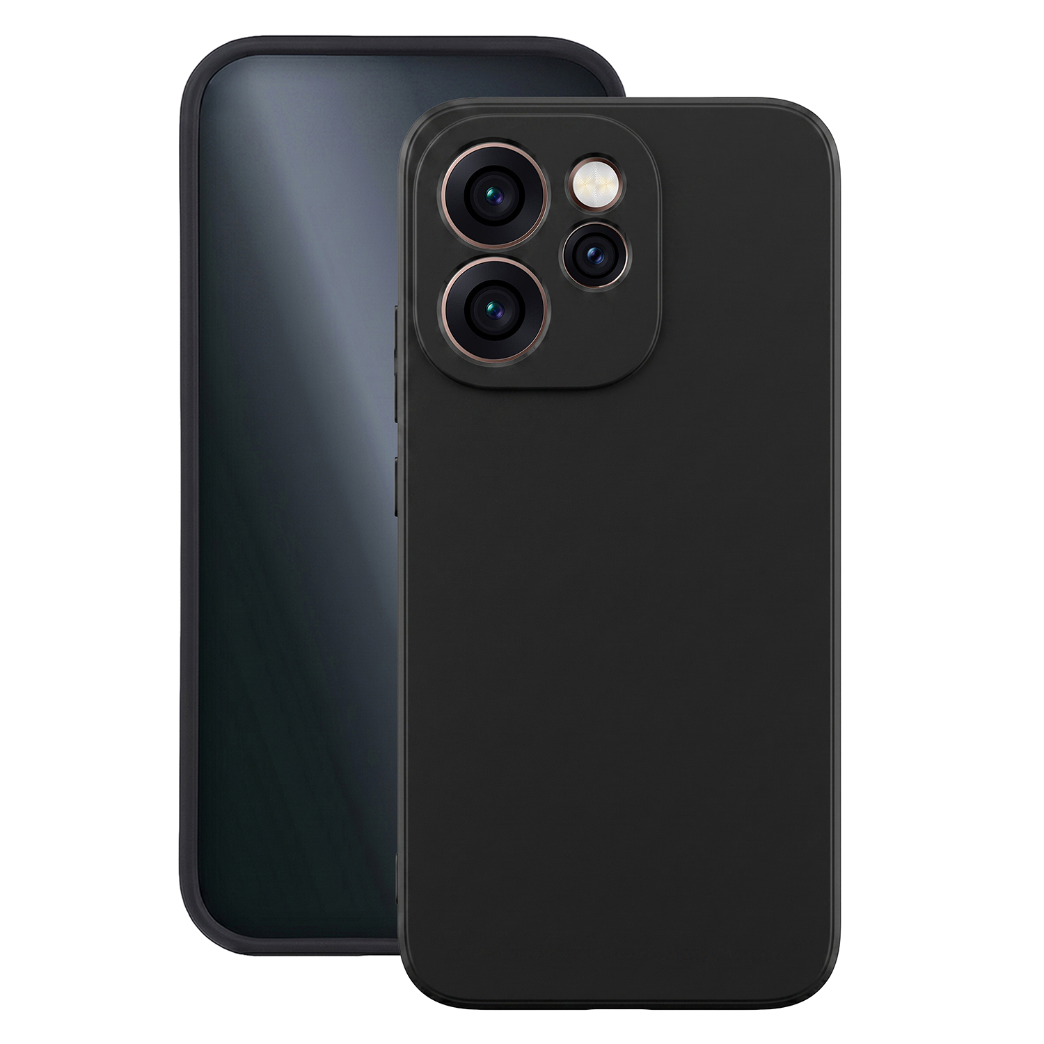 Matt TPU чехол Oppo Reno 15 Pro 5G (Global) черный