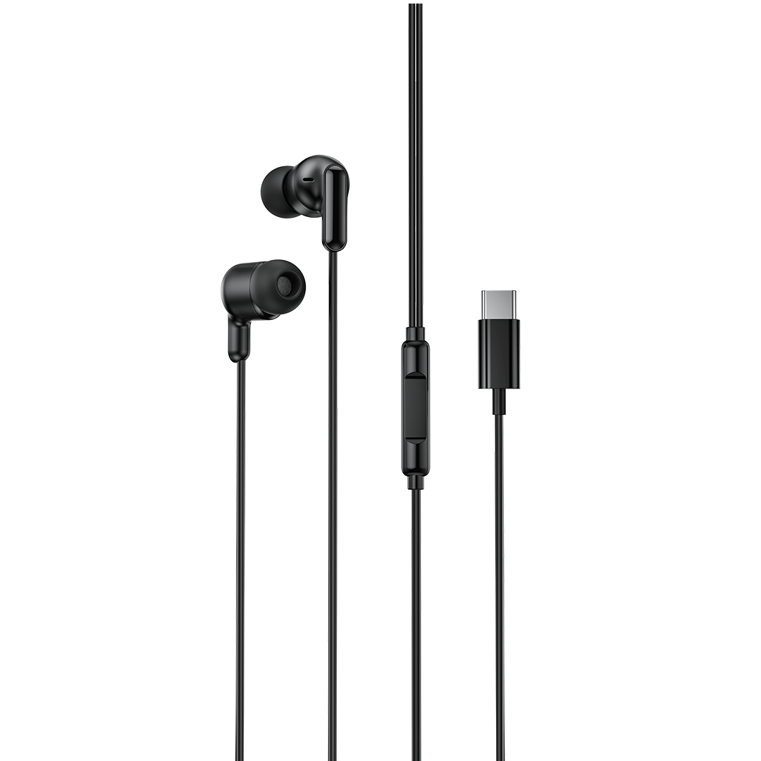 XO EP84 juhtmega kõrvaklapid USB-C-liidesega, mustad
