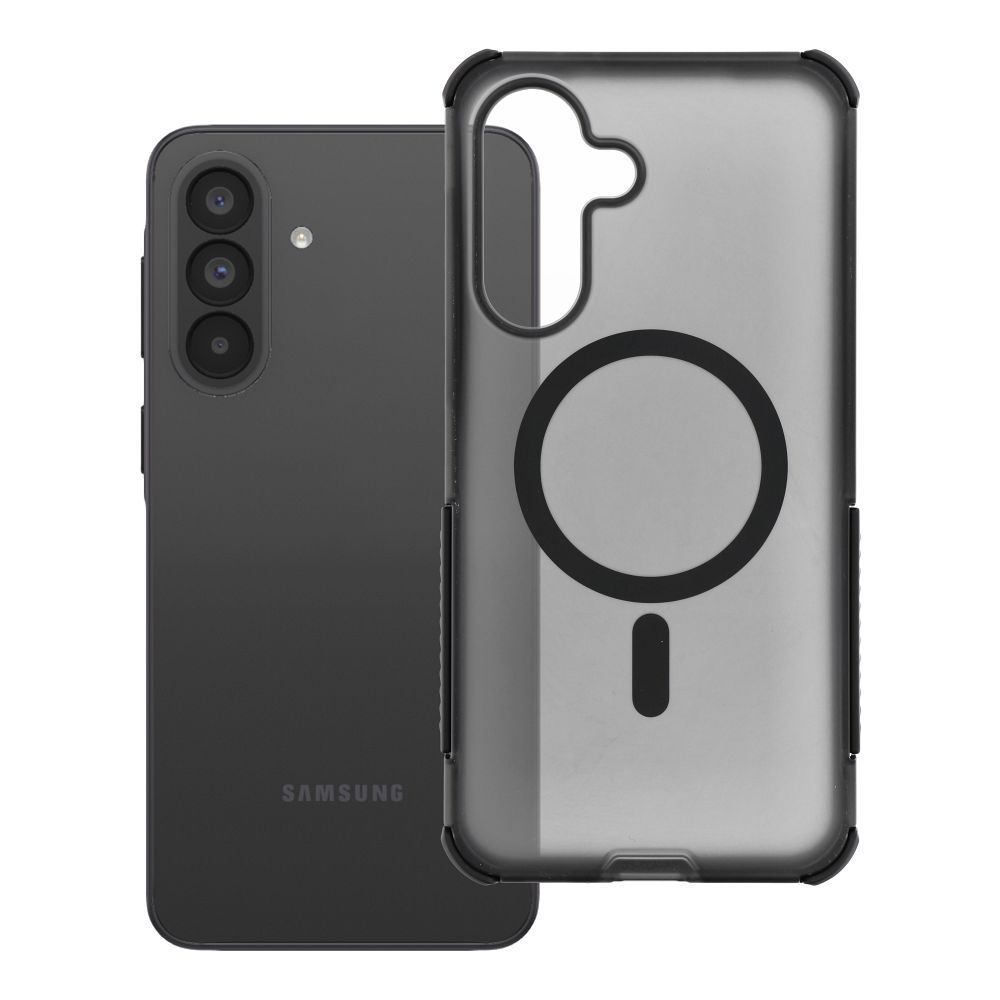 Case for Samsung A37 Forcell F-Protect BumperX Premium compatible with MagSafe black