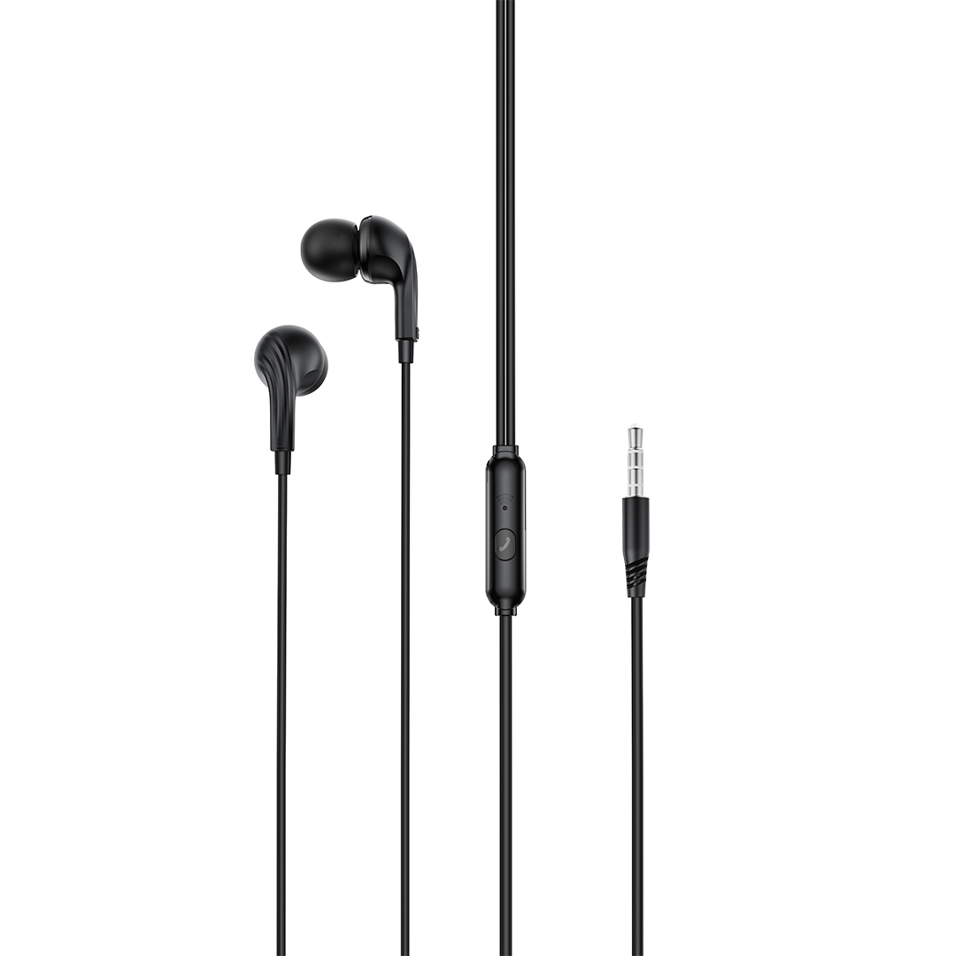 XO EP86 juhtmega kõrvaklapid 3,5mm pistikuga, mustad