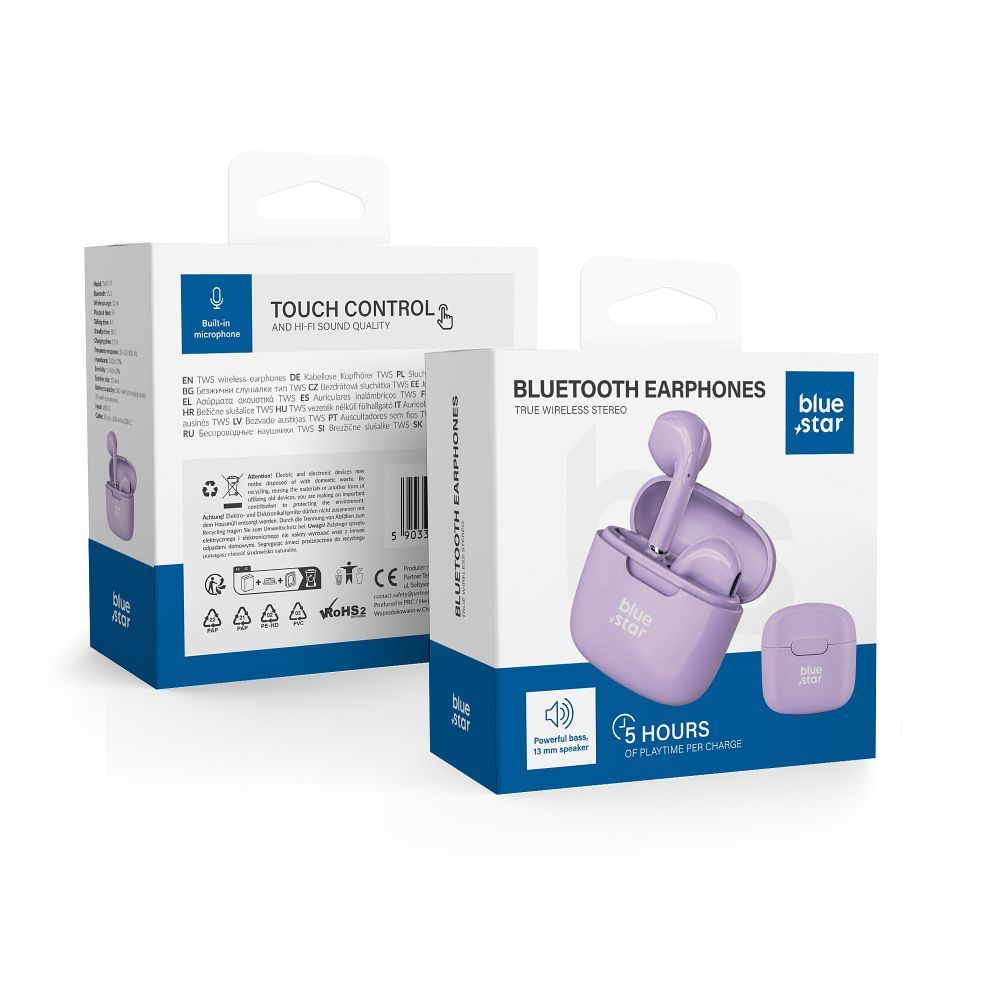 Juhtmevaba earbuds sinine Star FI7 TWS purple