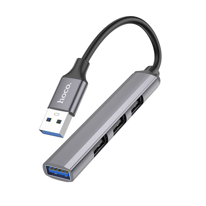 USB hub Hoco HB26 4-in-1 adapter USB-A to 1xUSB3.0 + 3xUSB2.0 hall