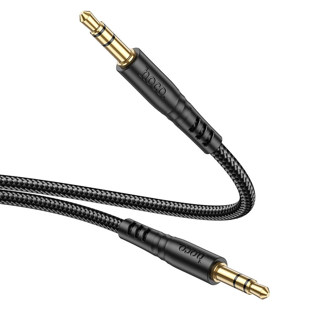 Kabel AUX Jack 3,5 mm do Jack 3,5 mm Hoco 1 m UPA24 must