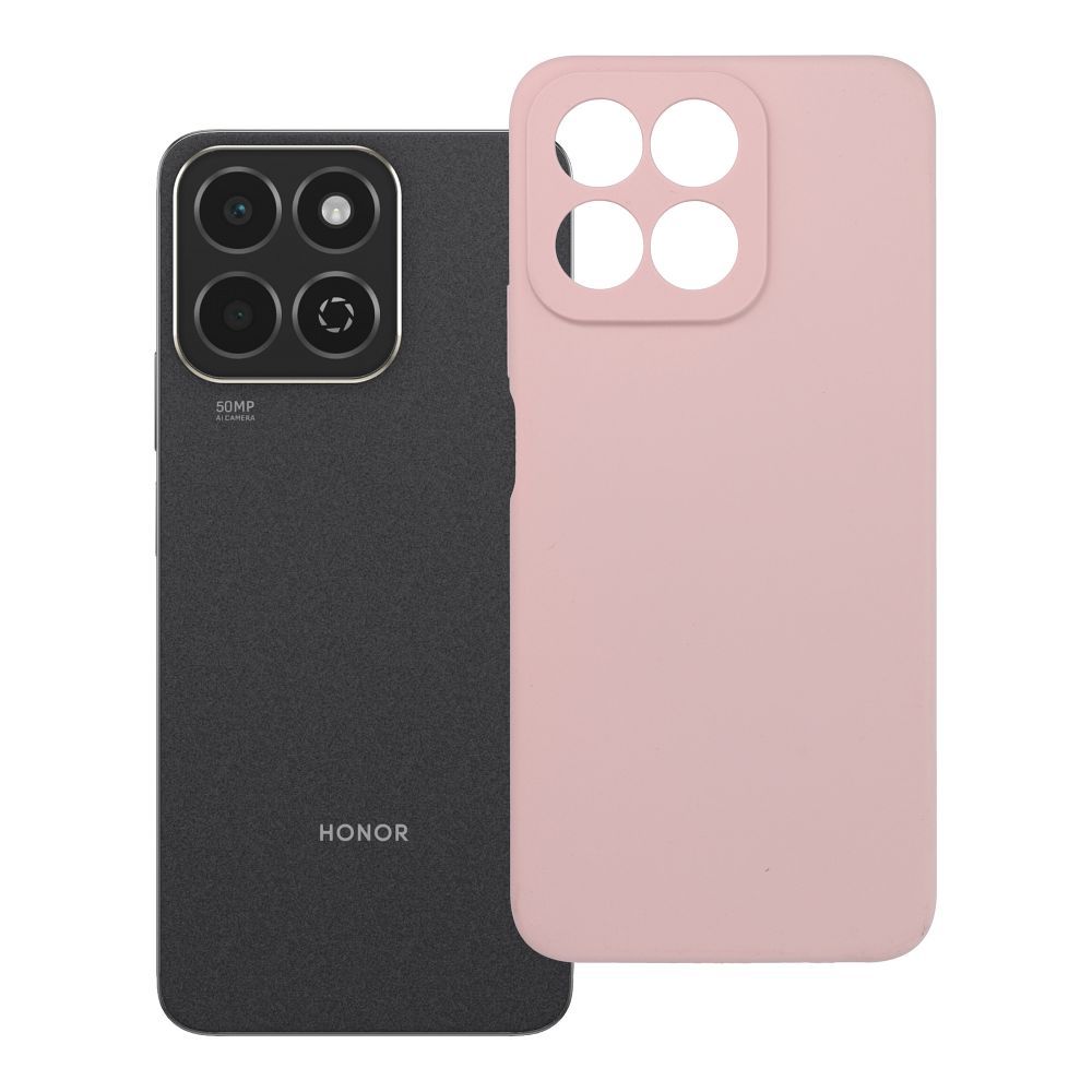 Чехол для Honor 200 Smart Silicone 2mm пудрово-розовый