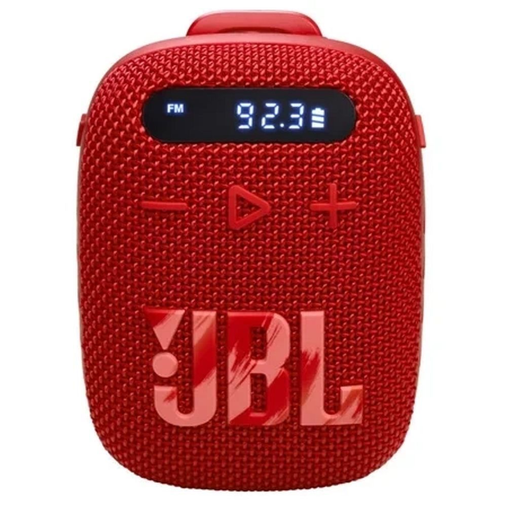 Juhtmevaba kõlar JBL Wind 3 juhtraua hoidjaga punane