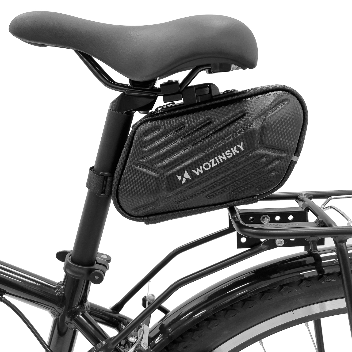 Wozinsky Waterproof Under-Saddle Bag 1.5L Black (WBB27BK)