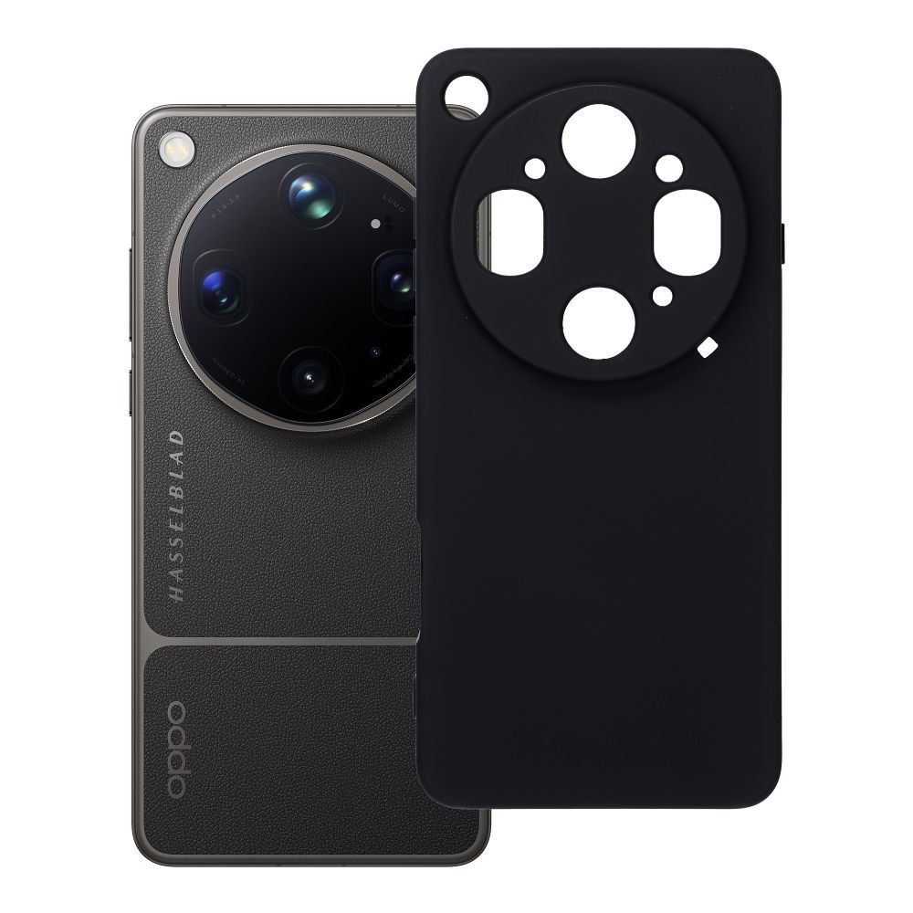 Silikoonümbris Oppo Find X9 ULTRA, must
