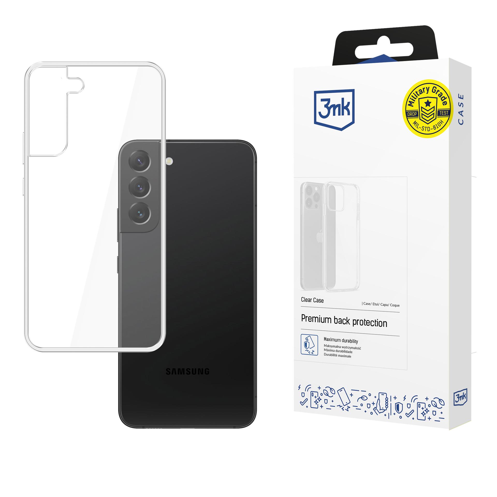 3mk Clear Case läbipaistev ümbris Sam S906 S22 Plus