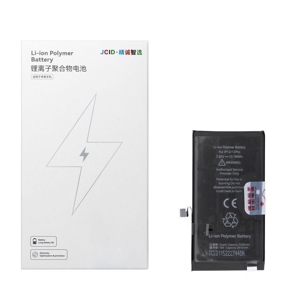JCID aku iPhone 12 / 12 Pro jaoks (standardmaht)