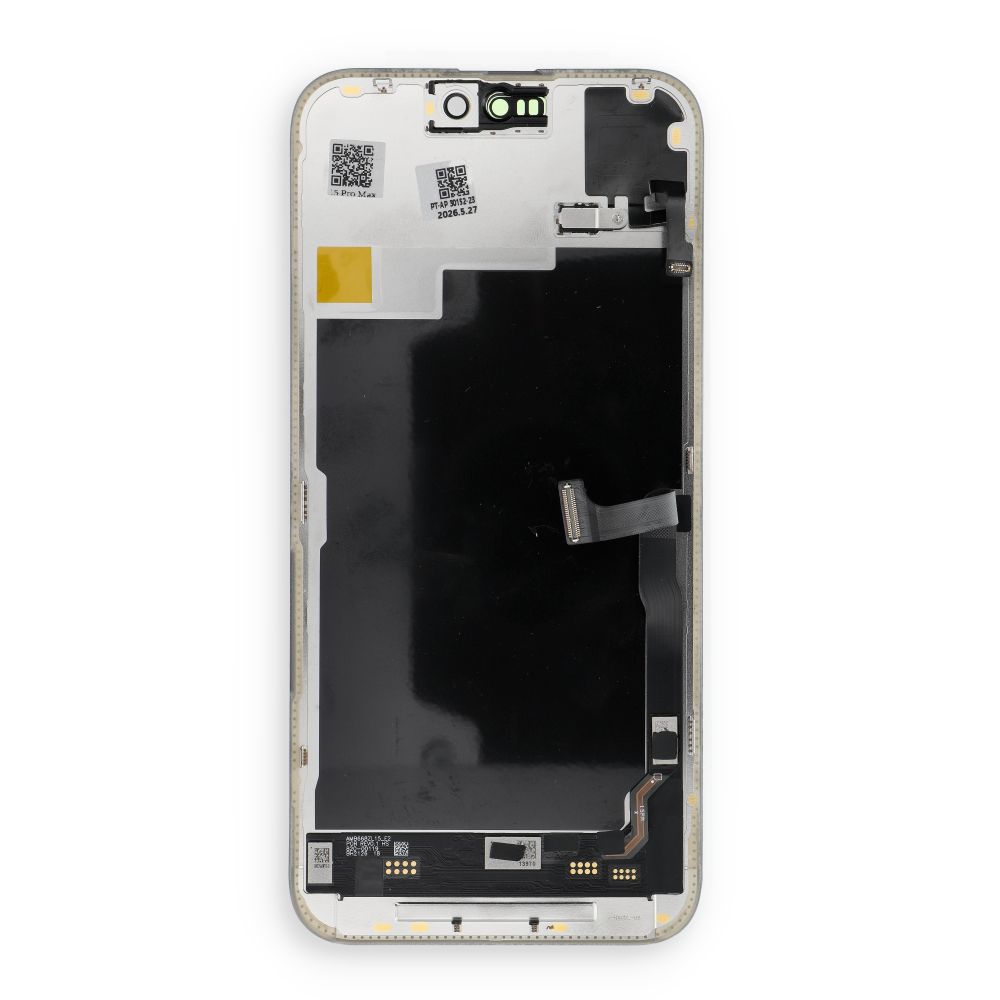 FixCell LCD-ekraan iPhone 15 Pro Max SOFT OLED 120 Hz lähedusanduri paindkaabel (diagnoositav: kasutatud)