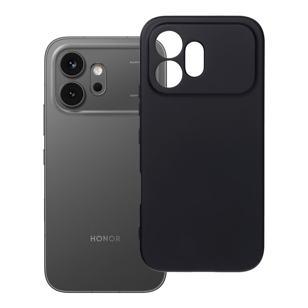 Чехол для Honor 600 силиконовый черный