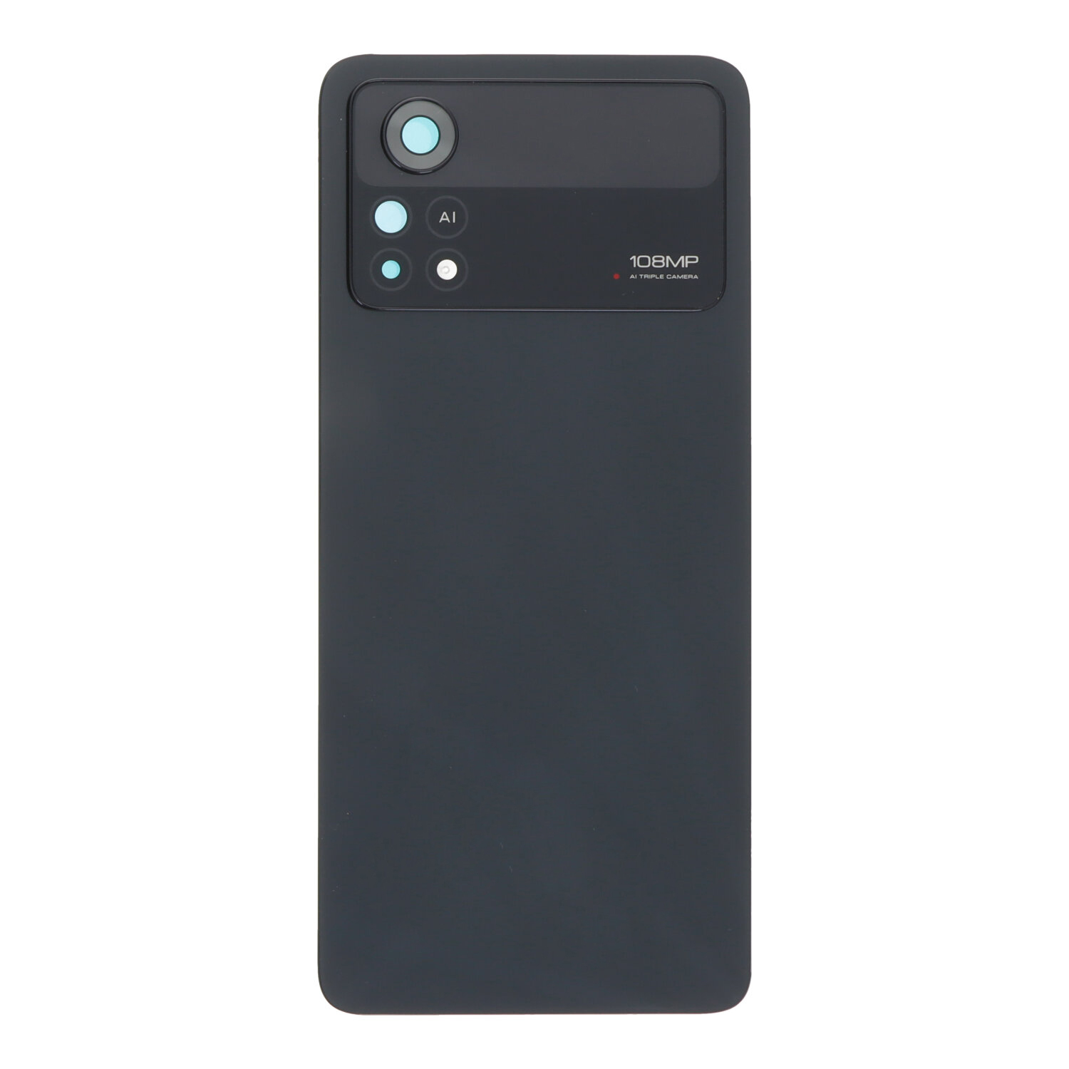 Tagakaas Xiaomi Poco X4 Pro 5G juodas (su kameros stikliuku) OEM