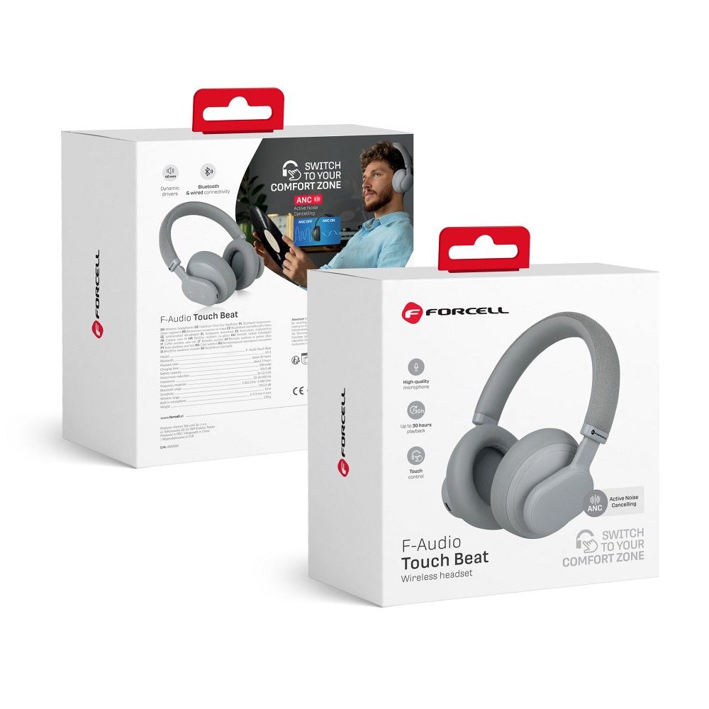 FORCELL F-AUDIO Touch Beat wireless headphones bluetooth ANC hall
