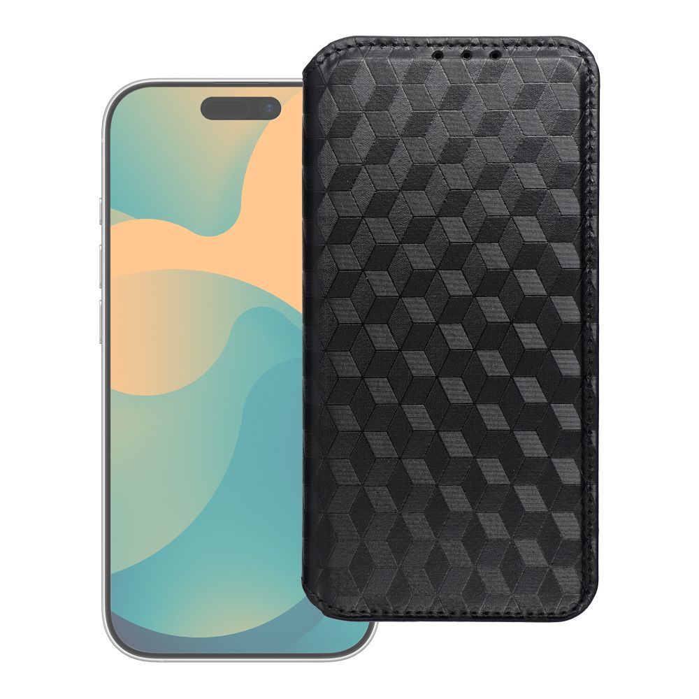 Flip case for iPhone 17 PRO MAX / 18 PRO MAX Cubic Book black