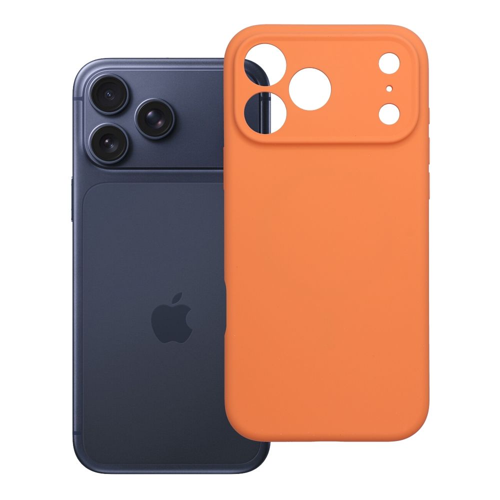 Чехол для iPhone 17 Pro Max / 18 Pro Max (низкий бортик камеры) Forcell F-Protect Rubber Premium, совместимый с MagSafe, оранжевый