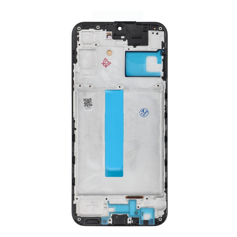 REWA OLED LCD-ekraan raamiga SAMSUNG A25 jaoks, must