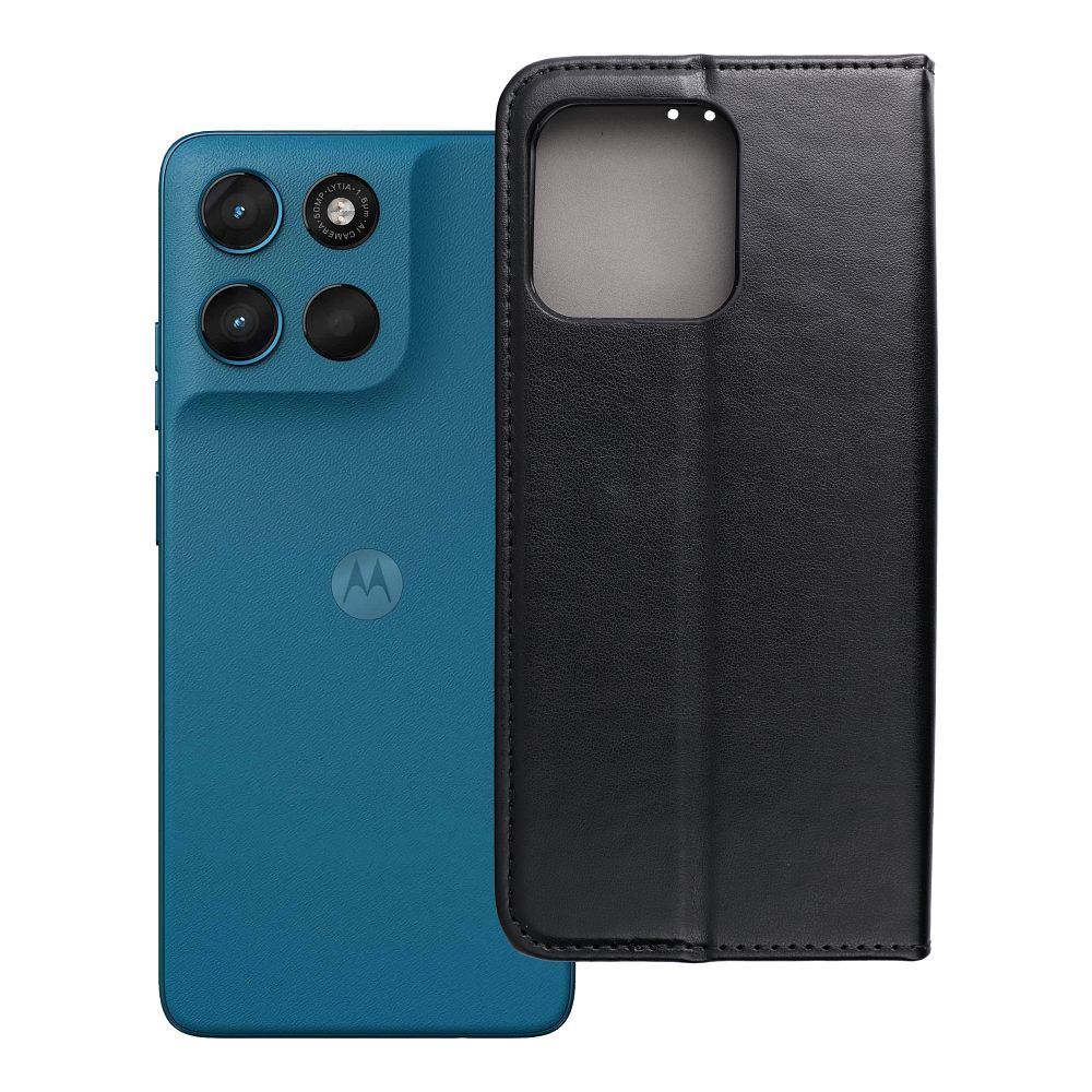 SMART MAGNETO Book ümbris Motorola G57 POWER jaoks - must