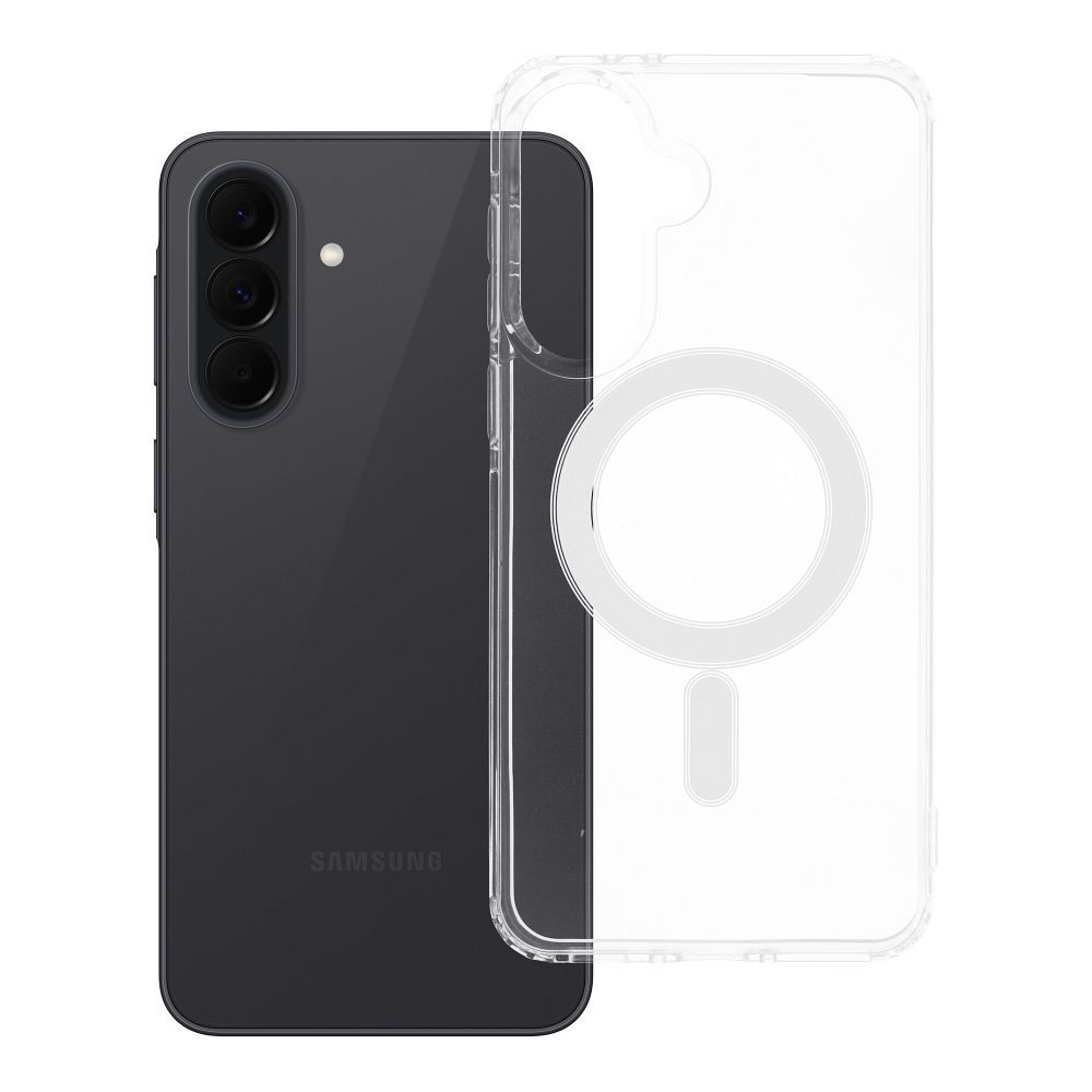 Clear Mag Cover (STR) ümbris Samsung A37 jaoks, ühildub MagSafe'iga, läbipaistev