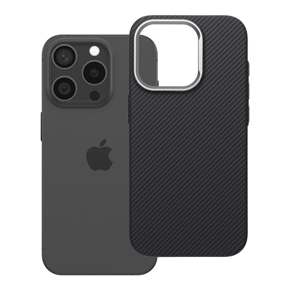 Чехол K-Look для iPhone 15 PRO, совместимый с MagSafe, черный
