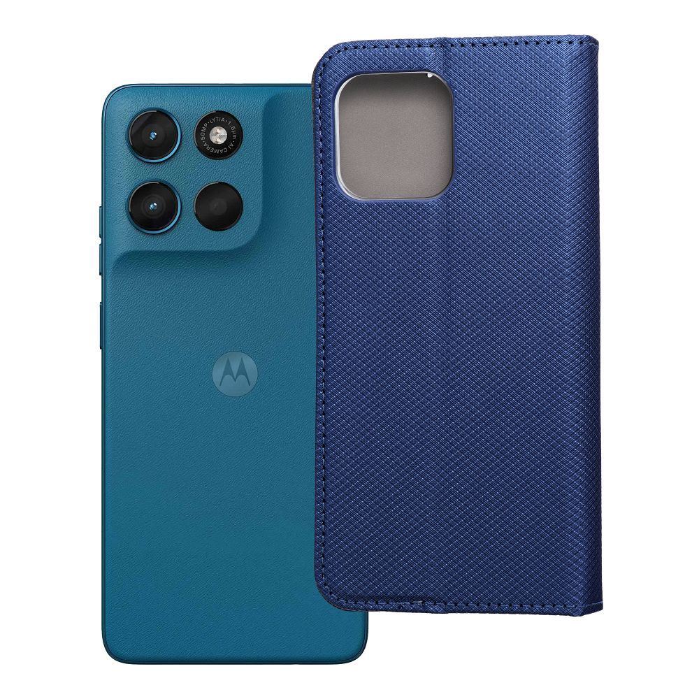 SMART CASE Book ümbris Motorola G57 POWER jaoks - tumesinine