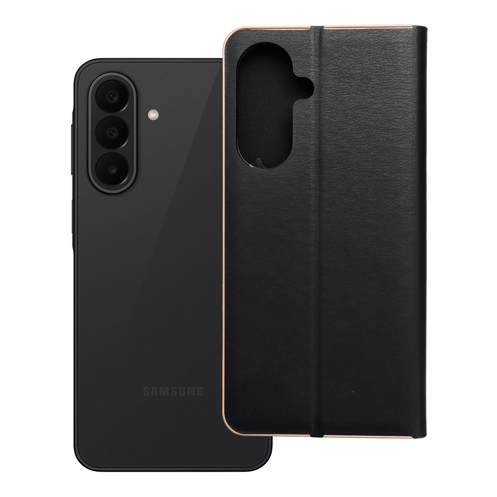 Чехол-книжка для Samsung A27 Luna Book Gold черный