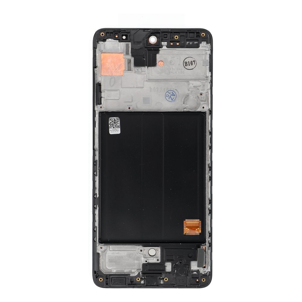 FIXCELL AMOLED LCD-ekraan raamiga SAMSUNG A51 4G jaoks, must (vahetatud klaas)