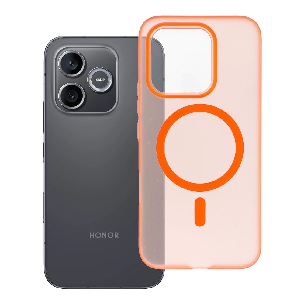 Чехол Honor 600 LITE Go Orange совместимый с MagSafe оранжевый