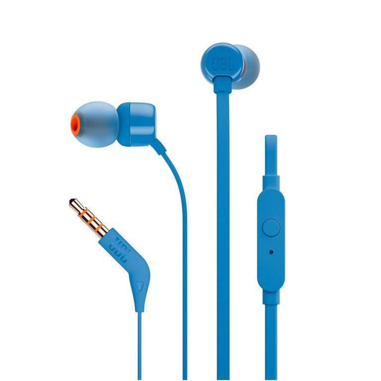 Juhtmega kõrvaklapid Jack 3,5 mm JBL T110 sinine