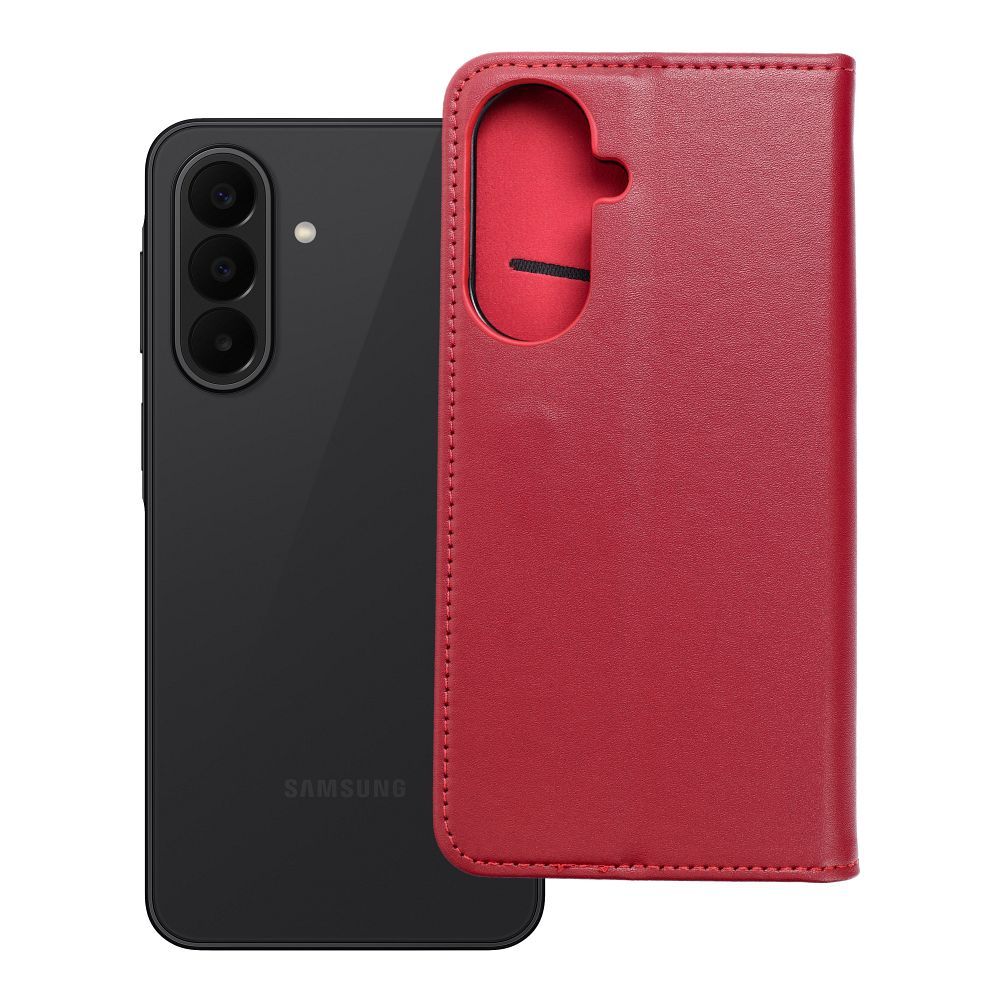 Nahast klappümbris Samsung A27 Smart Pro Book, kastanpruun