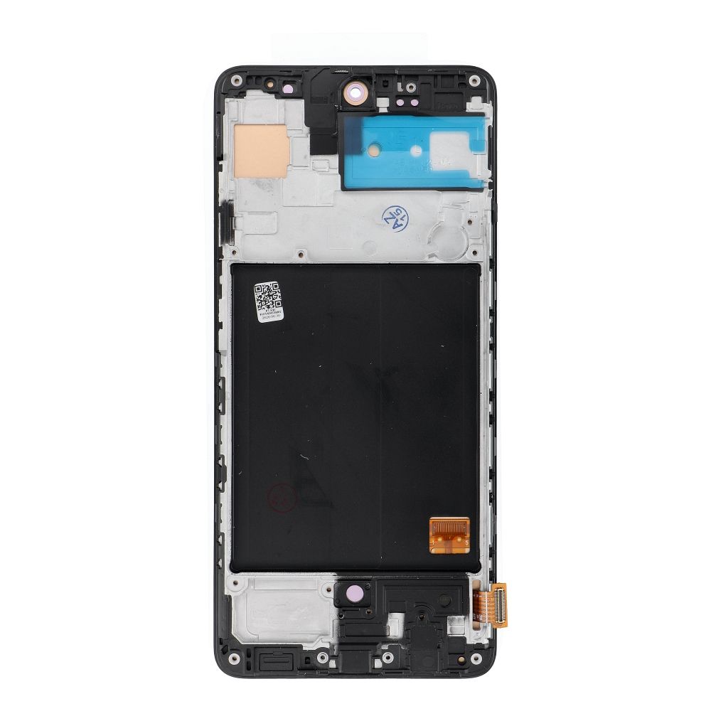 REWA OLED LCD-ekraan raamiga SAMSUNG A51 4G jaoks, must