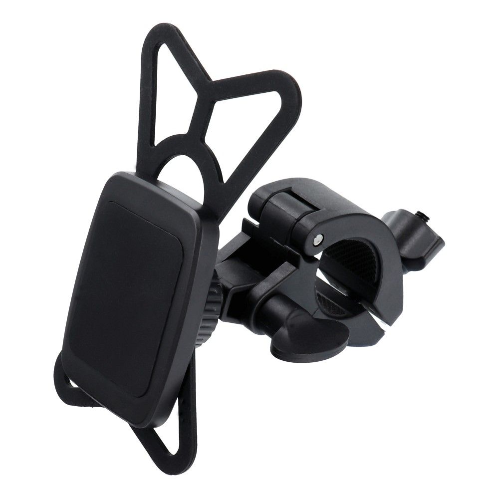 Magnetiline jalgratta telefonihoidik PREMIUM juhtrauale M4S-MB3 must
