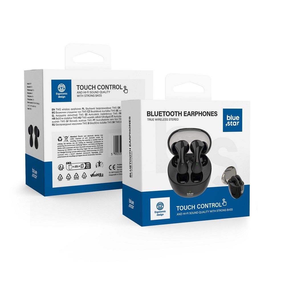Juhtmevaba earbuds sinine Star BK99 TWS must