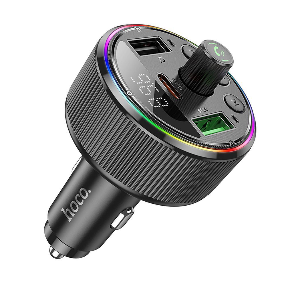 HOCO car transmitter FM bluetooth 2 x USB A + Type C PD QC3.0 30W E82 must