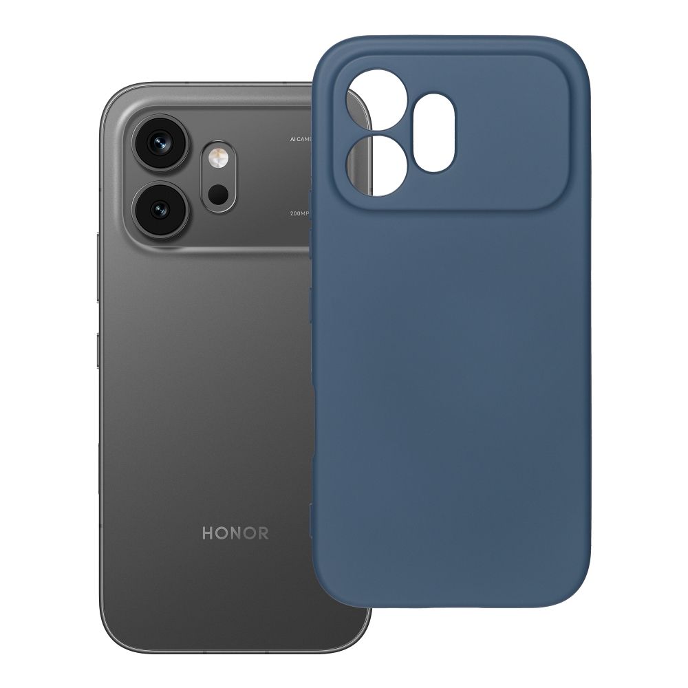 Чехол для Honor 600 силиконовый синий