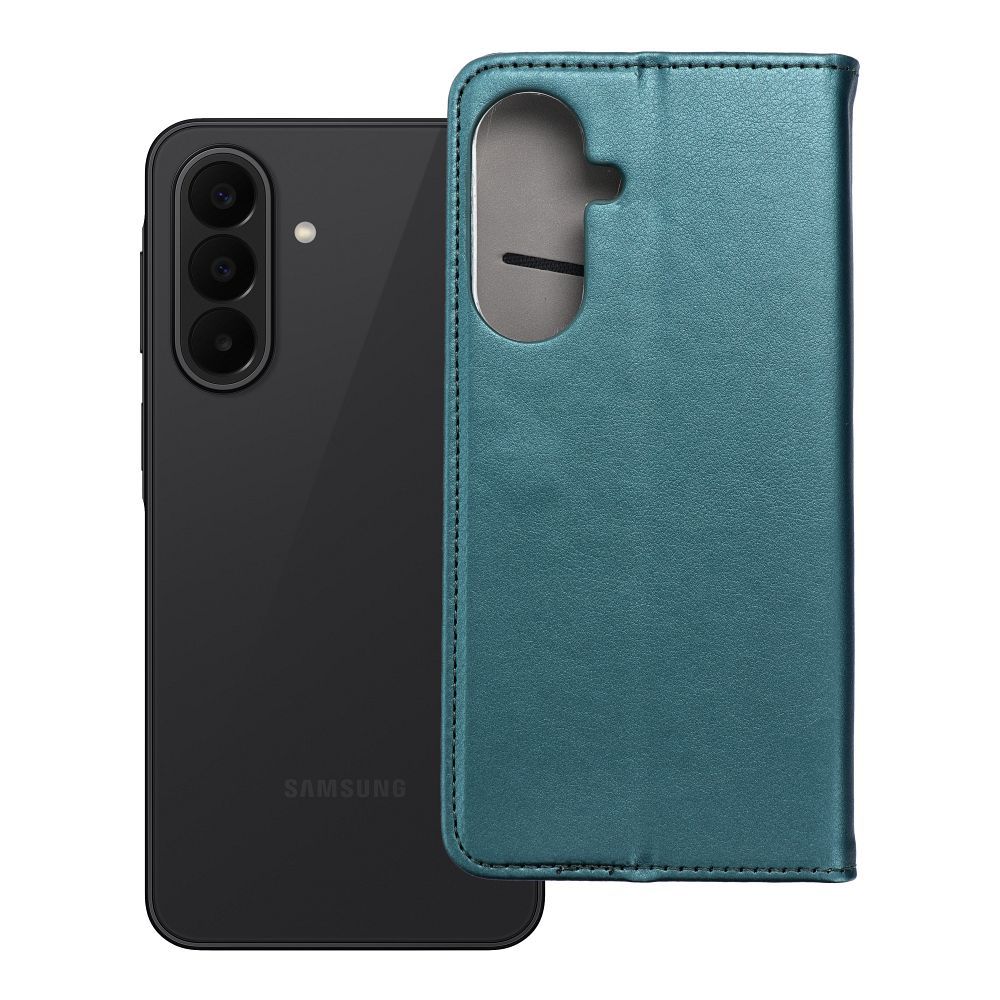 Чехол-книжка Samsung A27 Smart Magneto, темно-зеленый
