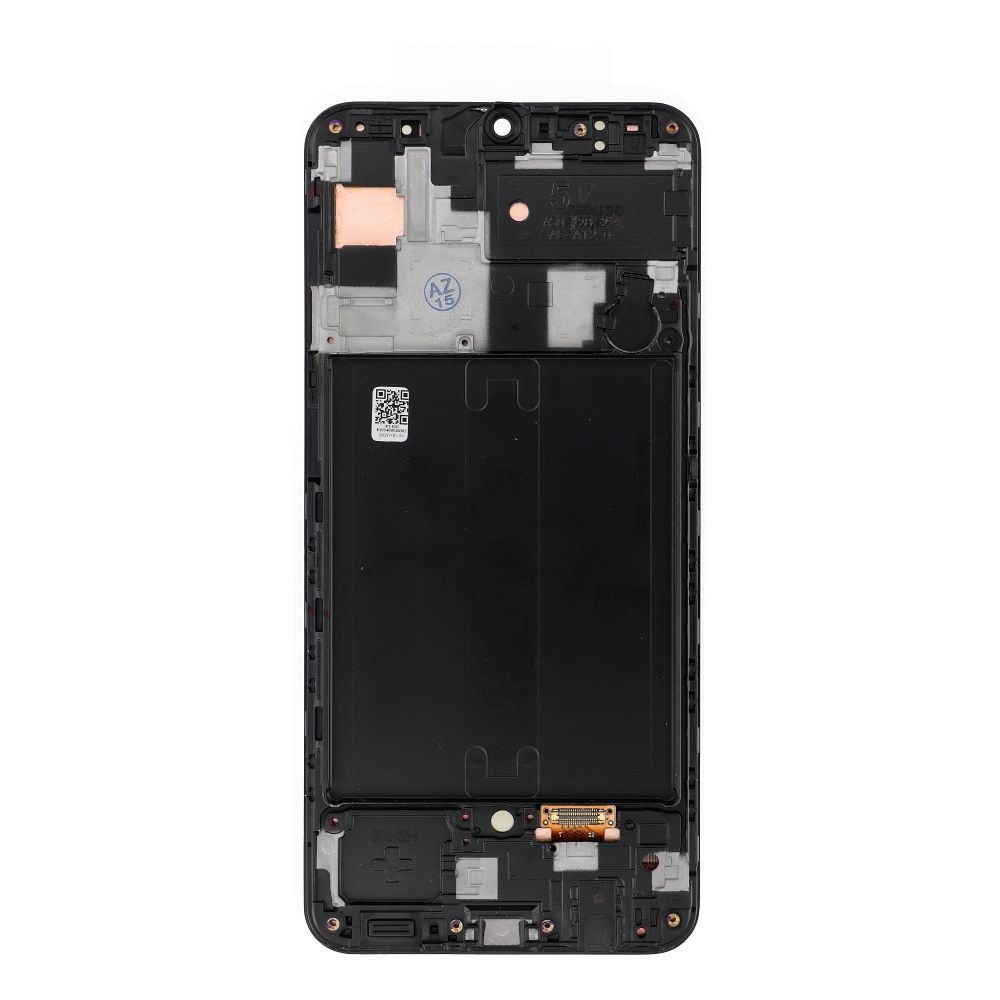 FIXCELL AMOLED LCD-ekraan raamiga SAMSUNG A50 jaoks, must (vahetatud klaas)